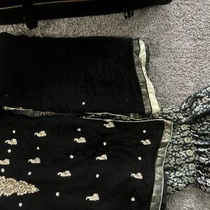 Elegant Black and Cream Skirt